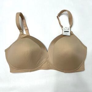 Motherhood Maternity Nursing Bra Smooth Cup Wireless  Women's 42DD Nude